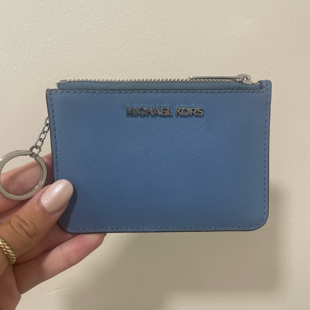 Blue Keychain Card Case MK